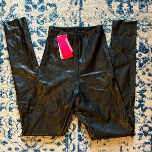 Commando Faux Leather Leggings (XS)